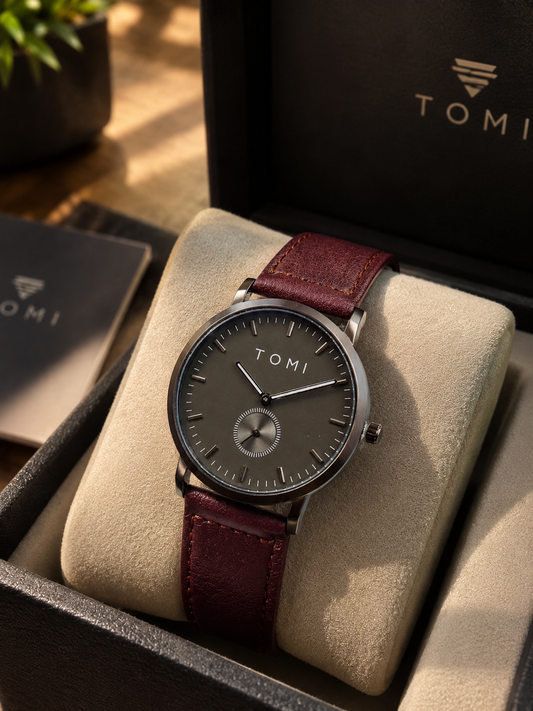 ⌚️ TOMI | The Burgundy Edit